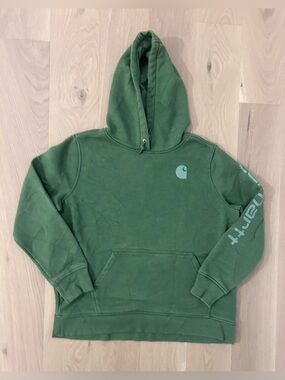 Youth Carhartt Logo Hooded Sweatshirt - Size XL (16/18)